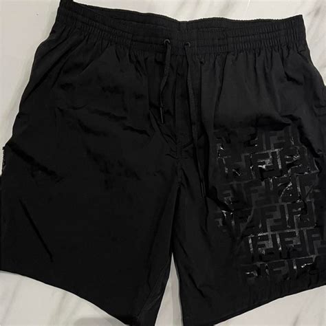 mens fendi swim trunks|water activated swim trunks.